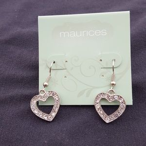 Maurice's heart earrings